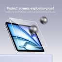 Ailun Screen Protector for iPad Air 11 Inch 2026/2025/2024 [8/7/6th Gen M4/M3/M2], iPad Pro 11 inch 2025/2024 [6/5th Gen M5/M4],Tempered Glass Face ID Apple Pencil Compatible Case Friendly 2 Pack