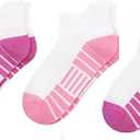 SPTRAMLE 12 Pairs Girls Socks, Athletic Socks for Girls Ankle Sock Cotton Running Sock with Tab for Kids 1-3 Years