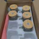 5 Piece Mason Jar Cups With Lids and Straws