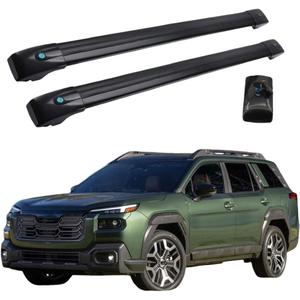 Lockable Roof Rack Cross Bars Compatible with Subaru Outback 2026 Luggage Cargo Carrier Anti-Theft Metal Roof Rack Cross Rails