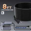 Travel Steamer - Portable Steamer for Clothes, 8FT Power Cord, Handheld Small Size Steam Iron Collapsible Design, Travel College Dorm Home Essentials (Grey)