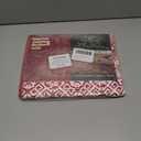 Christmas 3x5 Red Area Rug Santa Xmas Tree Holiday Decor Entryway Doormat Washable Non Slip Soft Low Pile Lightweight Mat for Living Room Bedroom Dining Room Bathroom