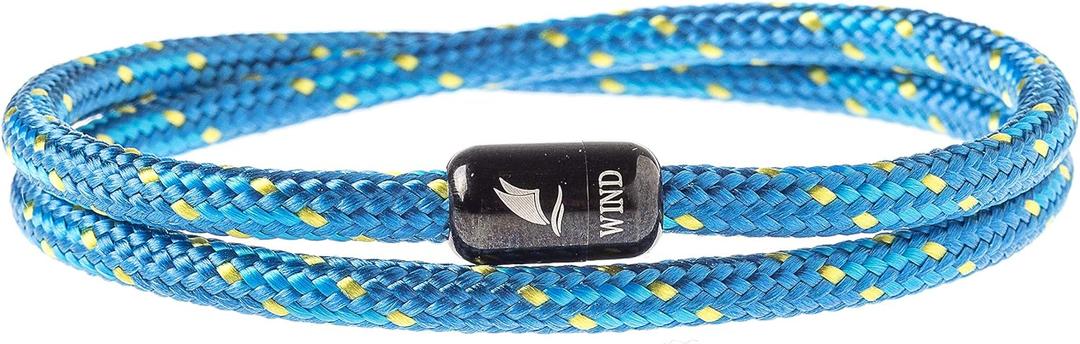 Wind Passion - Paracord Mens Bracelet - Bracelet for Women - Rope Bracelet String With Magnetic Clasp - Wrist Surfer Bracelet - Handmade Surfer Magnetic Bracelets - Sturdy & Waterproof