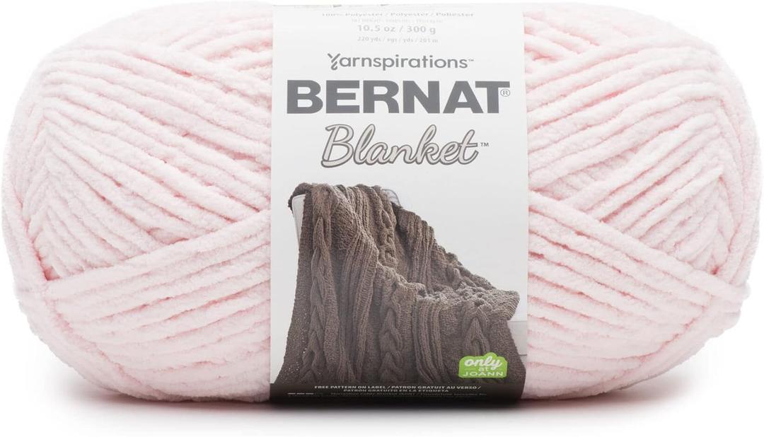 2 x BERNAT BLANKET BB, BLUSH PINK