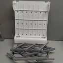 Baby Bottle Drying Rack Large Vertical Bottle Dryer for 15 Bottles, Space-Saving Countertop Rack for Baby Bottles & Accessories, Compact Holder for Newborn Essentials, White