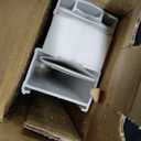 BlindsAvenue Cordless Cellular Shade, White, 30.5" W x 48" H