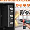 5.2 Cu Ft Large Safe Box for Home with Digital Keypad and Key Lock