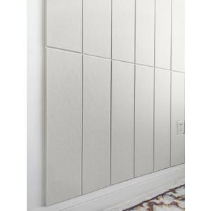 Shiplap Felt Wall Panels for Interior Wall Decor, Accent Wall Paneling for Bedroom Living Room & Office, Peel and Stick, Sound Absorbing 24 Pack Felt Wall Tiles with Adhesive - Warm White