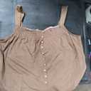 KIRUNDO Womens Jumpsuit 2026 Summer Casual Loose One Piece Overalls Smocked Sleeveless Wide Leg Rompers With Pockets, 2X-Large