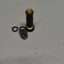 High-Pressure Rubber-Coated Copper Water Hose Nozzle, Non-Slip TPR Grip, Anti-Corrosion Brass Body, Watering and Irrigation, Outdoor Cleaning (1pcs)