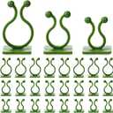 Frcctre 300 Pack Plant Climbing Wall Fixture Clips, 3 Different Size Plant Fixer Self-Adhesive Hooks for Invisible Wall Vines Plants Fixation Plant Vine Binding Clip Garden Vegetable Plants Traction