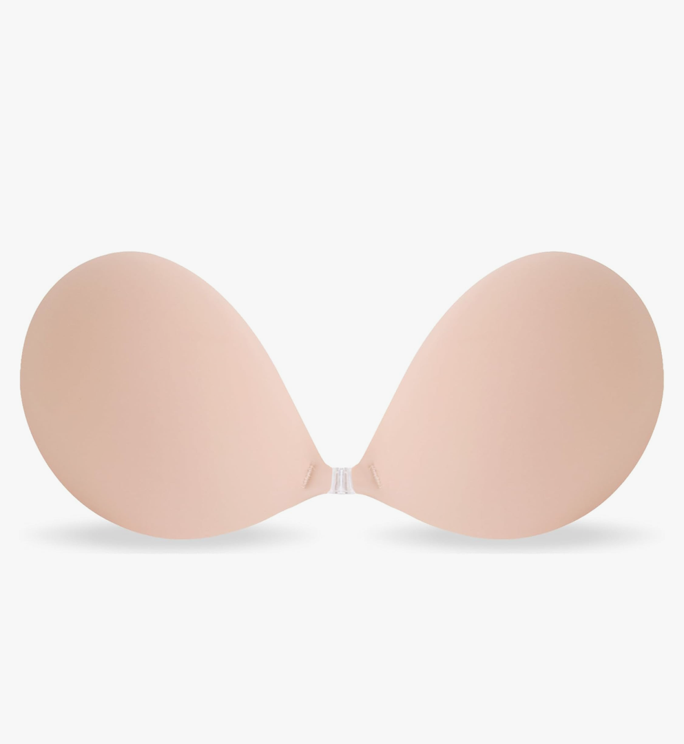 MITALOO Adhesive Bra Invisible Sticky Strapless Push up Backless Reusable Silicone Covering Nipple Bras, Size B