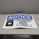 OSHA Notice Sign - Laundry Room Rules Do Not Overload | Rigid Plastic Sign | Protect Your Business, Construction Site, Warehouse & Shop Area | Made in The USA (24" X 18" Rigid Plastic)