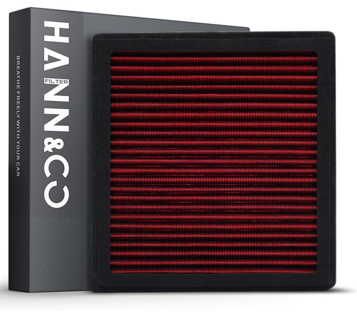 HANN&CO Washable Reusable High Flow Durable Cabin Air Filter（HCC1011-X） | Greater Than 15 Years of Service Life，Suitable For Toyota Lexus Subaru Land Rover Jaguar，Replacement CF10285 CP285 VF2000 : Automotive