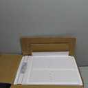 66in Tall Bookshelf 6-Tier Small Narrow Bookcase, Skinny Book Shelf for Small Space, Farmhouse Slim Shelf with Storage, Wood Freestanding Display Thin Bookshelves for Living Room, Office, White