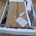 VECELO Dining Table Set for 4, 5-Piece Kitchen Table with 4 Chairs, MDF Board Tabletop with Metal Frame for Small Space, Compact Dinette, Breakfast Nook, Black