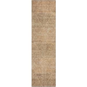 Addison Rugs Chantille ACN777 Orange 2'3" x 7'6" Indoor/Outdoor, Machine Washable, Easy Clean, Non Shedding, Bedroom, Living Room, Dining Room, Kitchen, Patio Runner Rug