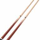 HMQQ 48/58 Inch 2-Piece Hardwood Pool Cues, 2/4 Pack, Two-Tone, 58in 20 oz, 58" set of 2 20OZ