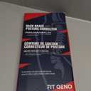 Fit Geno Back Brace Posture Corrector for Women and Men, Shoulder Straightener, Adjustable Full Back Support, Upper and Lower Back Pain Relief - Scoliosis, Hunchback, Hump, Thoracic, Spine Corrector (Medium/Large, Black)