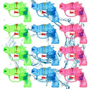 SULOLI 12 Pack Water Guns for Kids, Small Squirt Water Guns Plastic Blasters for Swimming Pool Beach Outdoor Water Fighting Toys