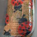 Ladybug Doormat, Cute Welcome Mat, Spring Decor, 16x24 Inch, Red