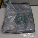 Sunheir Washable Pee Pads for Dogs 4-Pack Reusable Puppy Pads Pet Training Pads, Waterproof Dog Pee Pads for Crate, Whelping Pad, Non-Slip Protects Against Urine Leakage (Leaves - Deep Grey, 18x24)