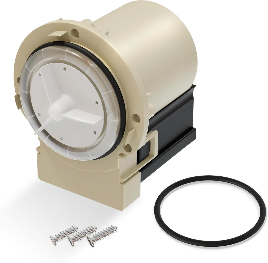 280187 8181684 Washer Drain Pump Motor Askoll m75 by BlueStars - Compatible with Whirlpool Duet Maytag Epic Kenmore HE Front Load Kitchenaid washers - Replaces 285998 8182819 8182821 AP3953640