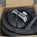 Amazon Basics Wet Dry Shop Vacuum Cleaner, 4 Gallon, 3 HP Stainless Steel, Grey/Black