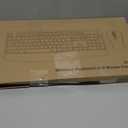 Wireless Keyboard and Mouse Combo, Full-Sized 2.4GHz Wireless Keyboard with Comfortable Palm Rest and Optical Wireless Mouse for Windows, Mac OS PC/Desktops/Computer/Laptops (Black)