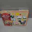 Pack of 2 Melissa & Doug Farm Animals Sound Puzzle - Wooden Peg Puzzle with Sound Effects