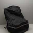 YOREPEK Padded Car Seat Travel Bag Backpack for Airplane, Heavy Duty Car Seat Bags for Air Travel, Carseat Cover for Airplane Travel with Shoulder Strap, Car Seats Carrier for Airport, Black