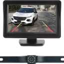 Backup Camera for Car,Plug & Play Car Back up Camera with 90 Degree Wide Angle & Night Vision Design,Power Cord,Multi-Function 12 LED HD Backup Cameras with Monitor Cars Accessories
