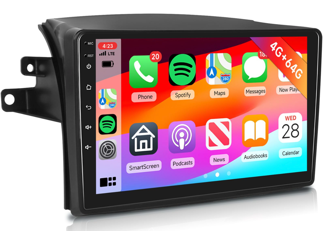 Android 14 Car Stereo Radio for Toyota Sienna 2004-2010, 4+64G 9" IPS HD Touch Screen Sienna Radio with Wireless CarPlay