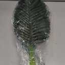 5PCS Artificial Coconut Tree Leaves Faux Foliage Home Decor Dark Green_S