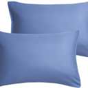 Blue Super Soft Pillow Caswith Gifts for Women Men Bed Pillow Polyester, Standard Size - 12×20  inch