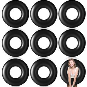 Gemscream 8 Pcs Large Inflatable Pool Float 36 Inches Swimming Ring Pool Floats Adult Inflatable Tube for Summer Vacation Beach River Bachelorette Wedding Party Supplies