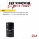 Doc's Diesel Oil Filter D5335 | Compatible with 1989-2024 RAM 6.7L Cummins 2500, 3500, 4500, 5500, RAM 5.9L Cummins 2500, 3500, 4500, 5500 1989-2007.5 | Replaces 05083285AA
