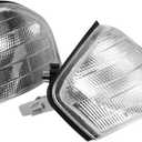 Corner Lamp Shell, 2 pcs Parking Indicator Corner Light Lamp Shell Housing Fit for C-Class W202