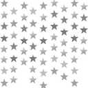 Yzurbu Silver Star Garland, 78 Feet Double Side Hanging Sparkly Paper Star Banner Decorations for Birthday Wedding Engagement Baby Shower Christmas Thanksgiving Halloween