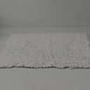 Yimobra Bath Rug Mat, 32 x 20, Soft Shaggy Non-Slip Chenille Bathroom Rugs, Large Size, Super Absorbent and Thick, Machine Washable Bathroom mat, Tub and Shower, Home Decor Accessories, Bright White