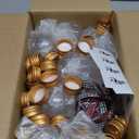 32 Pack Fillable Christmas Balls, Christmas Tree Hanging Ornaments Clear Plastic Water Bottle Bulbs Pendant Ball with Plaid Ribbon and Stickers for Xmas Home Party Decor (Water Droplet)