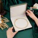 FINGERINSPIRE 19cm Square PU Leather Pearl Necklace Box Luxury Soft Touch Claimond Veins Lining Necklace Box Jewelry Storage Gift Case Dark Green Wedding Jewelry Organizer Display Case for Pendant