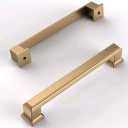 Champagne Bronze Tone Cabinet Drawer Pulls 9 Pack, 9in