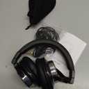 DJ Headphones Over Ear Headphones Studio Monitor & Mixing DJ Stereo Headsets with 50mm Neodymium Drivers and 1/4 to 3.5mm Jack for AMP Computer Recording Podcast Keyboard Guitar Laptop (Black)