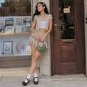 Mary Jane Heels for Women, Square Toe Pumps, Buckle Strap, Chunky Heel, 