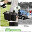10L0L Universal Golf Ball Washer and Club Head Cleaner for EZGO Club Car Yamaha, Stay at the Top of Your Golf Game with the Convenient-Black