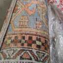 Loloi Loren Collection LQ-15 Terracotta/Sky 7'-6" x 9'-6" Area Rug