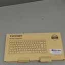 TECKNET Bluetooth Keyboard Rechargeable, 4-Device (2.4G+3BT) Wireless Keyboard, Ultra-Slim Quiet Typing, 14 Hotkeys Computer Keyboard for PC/Laptop/Smart TV/Tablet/iPad