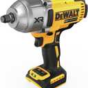 DEWALT 20V MAX Cordless Impact Wrench, 1/2 Impact Gun, High Torque with Hog Ring Anvil, Tool Only (DCF900B)