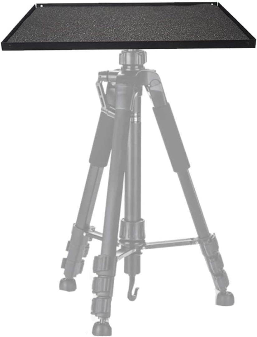 Coret Projector Tray, Laptop Tray Platform Holder Pallet for 3/8" or 1/4" Screw Tripod Stand Mount, Widely Use in Classrooms, Meeting Rooms,Stage,Studio, Office, Outdoor (9 x 13 inch)